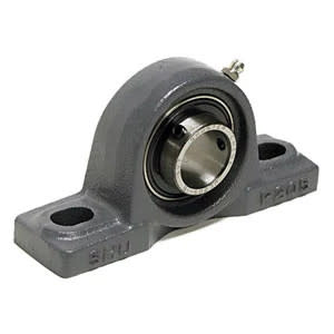 SHUSTER-SHUSTER UCP205-16-2 BOLT PILLOW BLOCK MOUNTED BALL BEARING UNIT, BORE - 1 IN., STANDARD DUTY, SET SCREW, CAST IRON HOUSING
