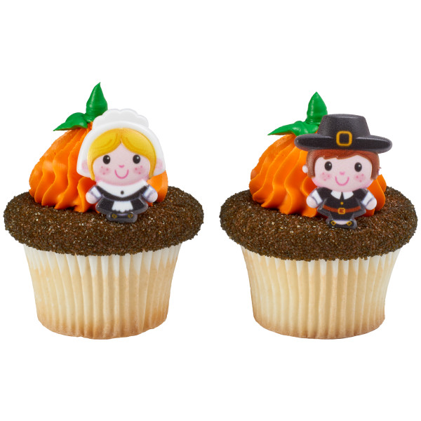 Pilgrims Cupcake Rings