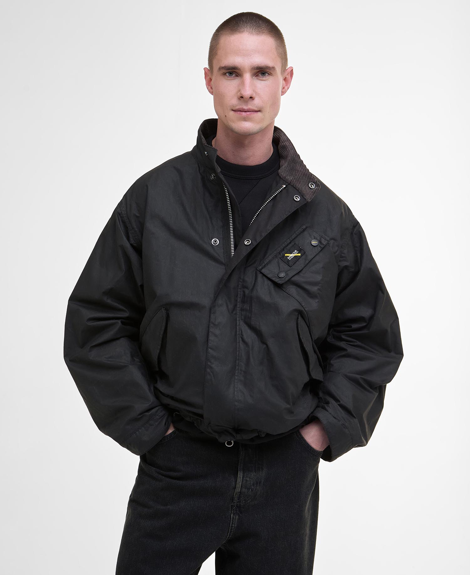 Barbour International x Saturdays NYC SNYC Lightweight Waxed Jacket image number 0