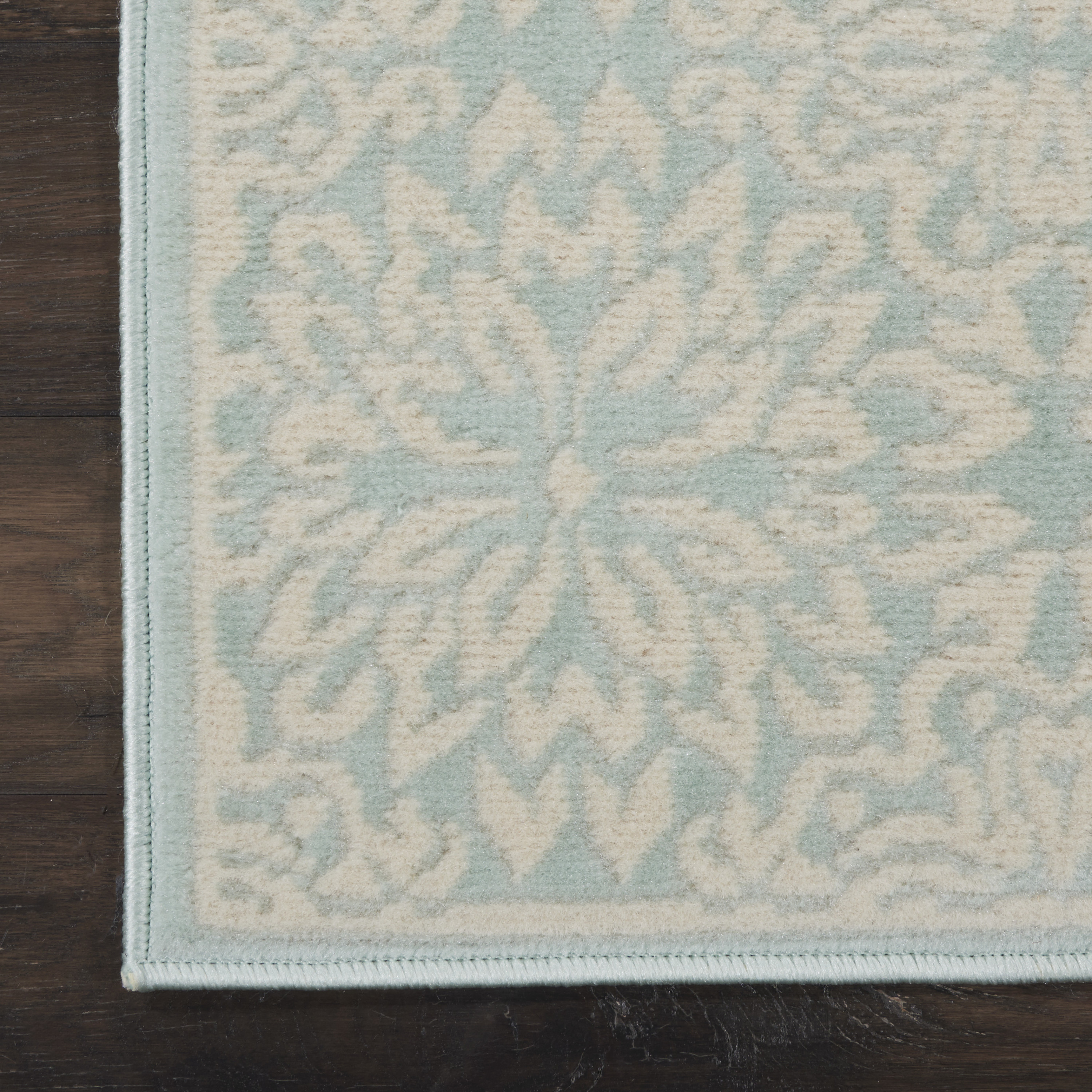 Nourison Jubilant 2' x 4' Ivory Green Farmhouse Indoor Rug