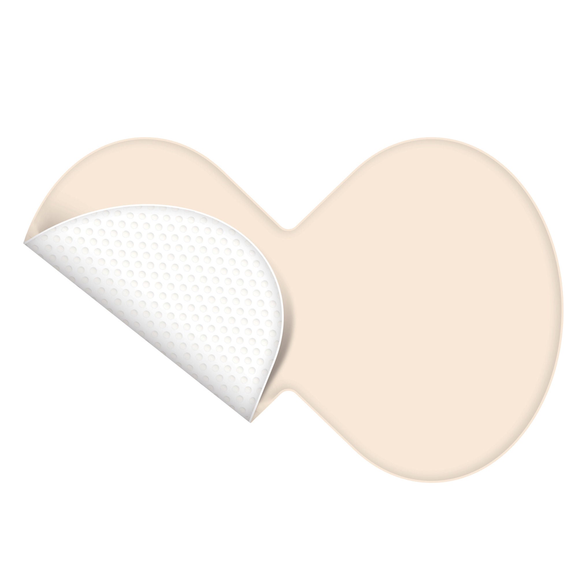 Proximel® Non-Border Foam Dressing, 5 x 8 Inch for Heels