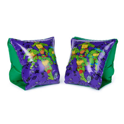 SwimWays Teenage Mutant Ninja Turtles Soft Swimmies, Kids Water Wings, Personal Flotation Device for Swim Training, Kids Swimming Aid, TMNT Pool Toys & Safety Gear for Ages 3-5 Years Old