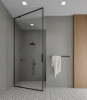 Bathroom Fixtures Tempered Glass 9" Corner Shelf