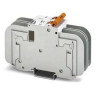 Thermomagnetic Circuit Breaker 10A 240V ac 2-Pole DIN-Rail Mount Gray 4.56 H x 1.38 W x 2.58 D in.