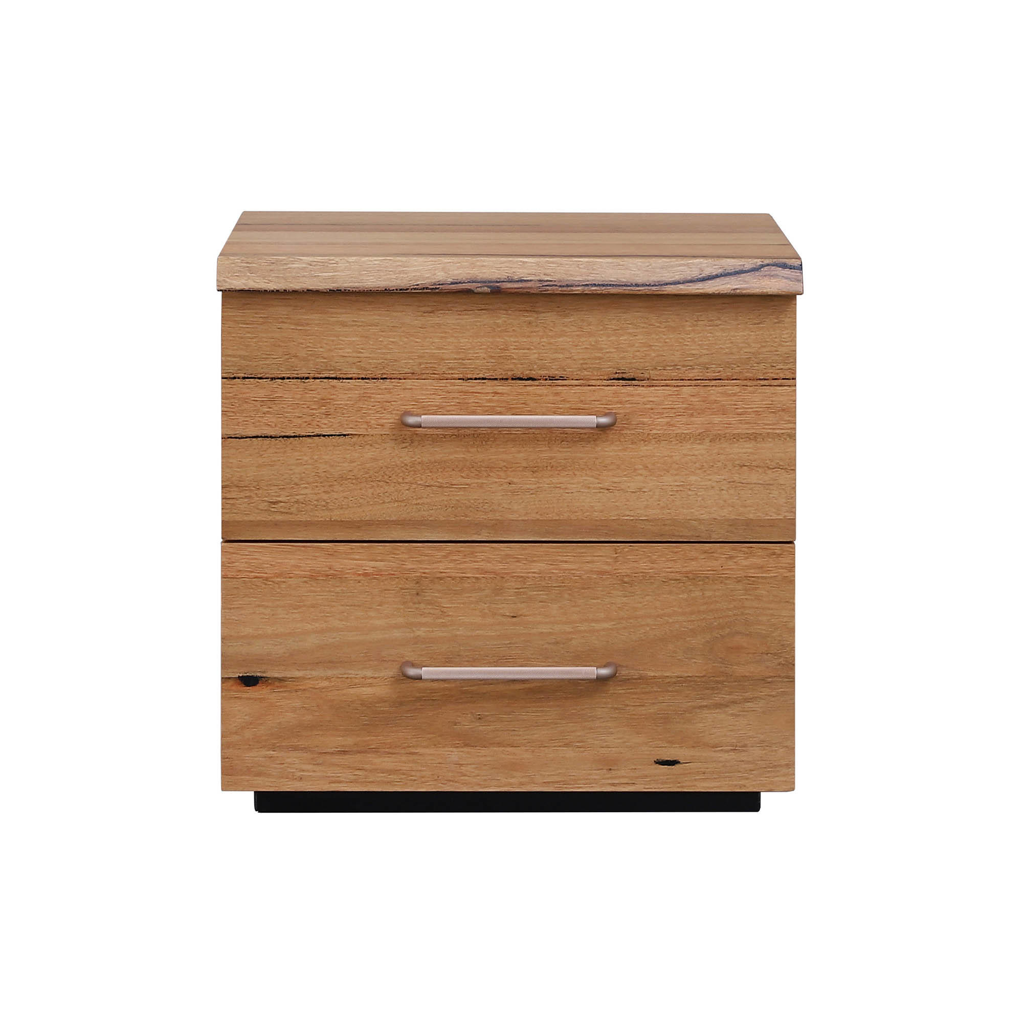 Product image of the  San Remo Bedside Table (2 Drawer), Natural from Forty Winks