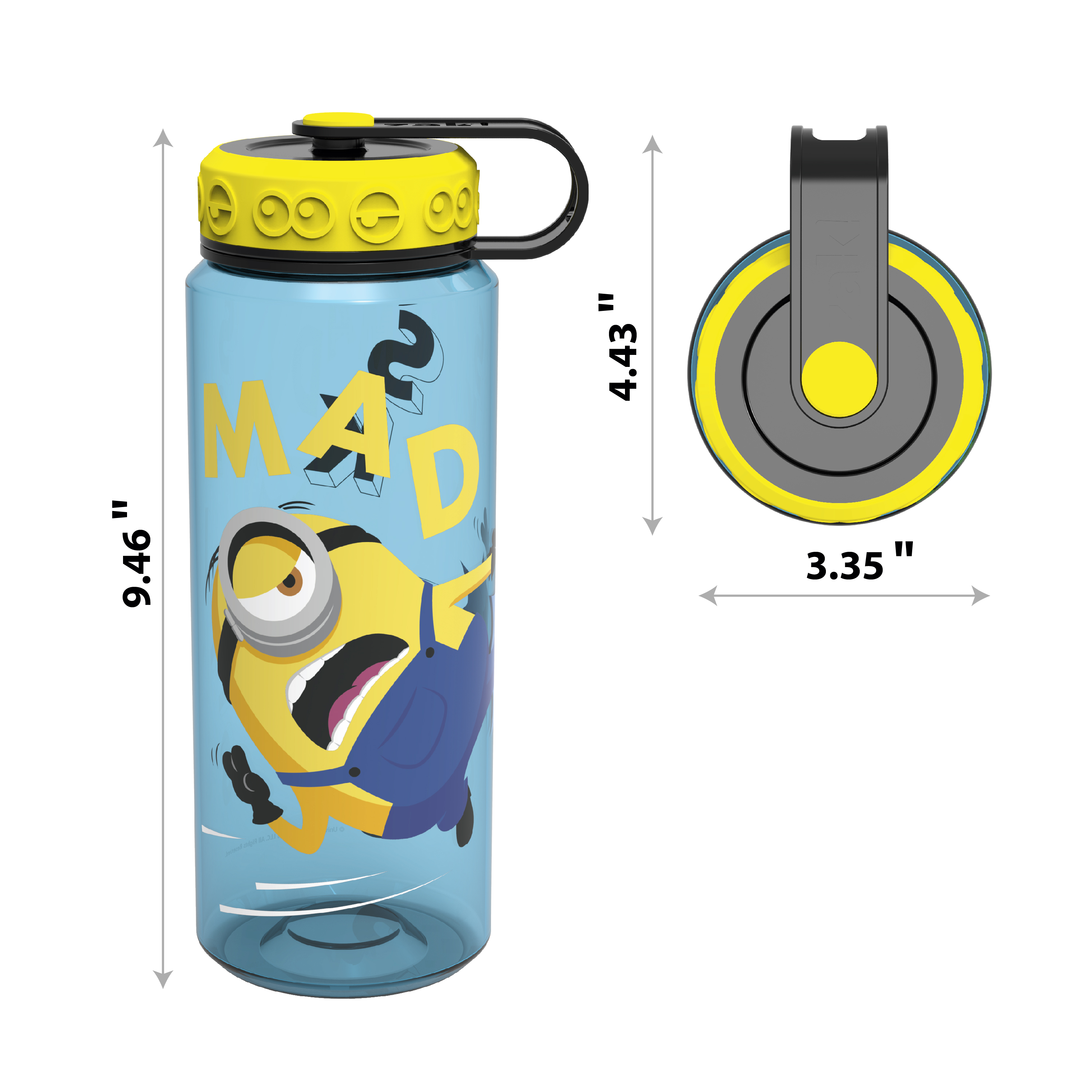 Mions 2 Movie 36 ounce Reusable Plastic Water Bottle, Stuart the Minion slideshow image 8 Mions 2 Movie 36 ounce Reusable Plastic Water Bottle, Stuart the Minion slideshow image 8