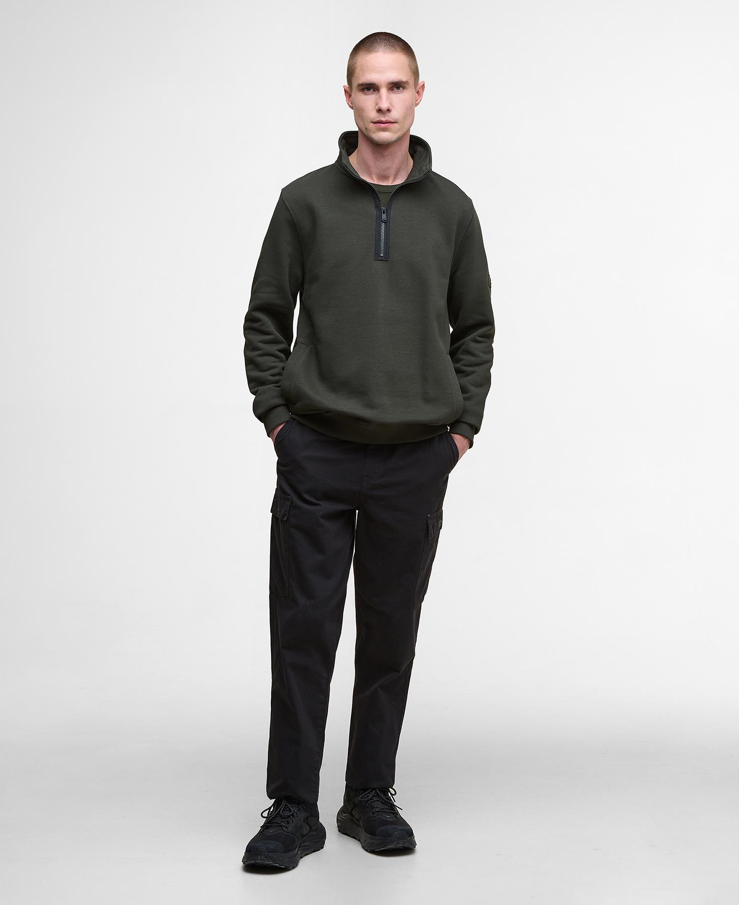Outline Half-Zip Sweatshirt image number 1