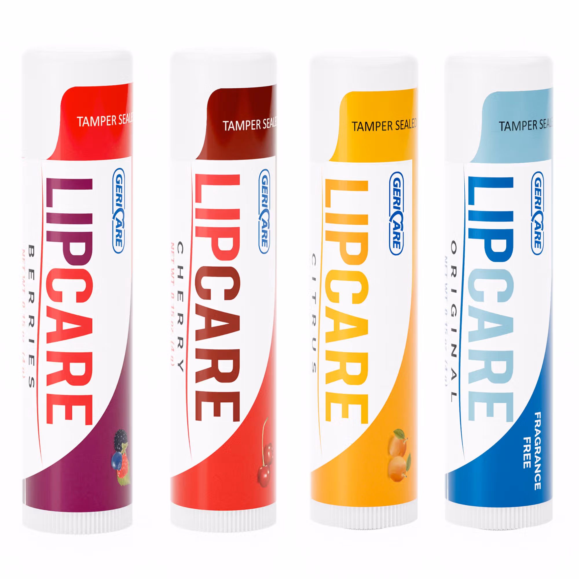 Geri-Care LipCare Lip Balm, Assorted Flavors