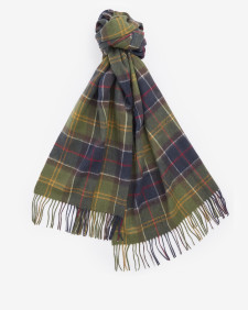 Sciarpa Braden in lana e tartan 
