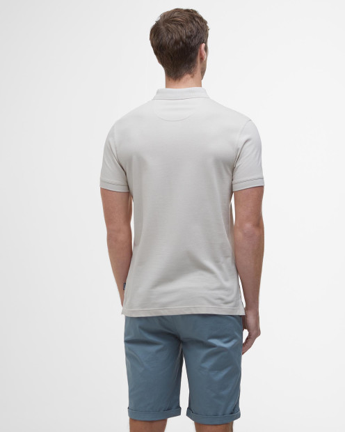Blaine Tartan Short-Sleeved Polo Shirt Mist