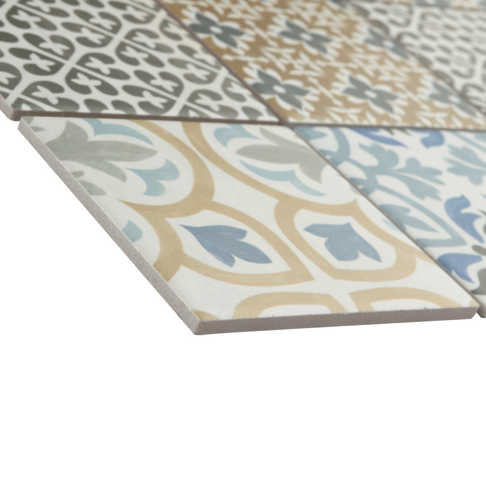 Porto 11-3/4 in. x 11-3/4 in. Porcelain Mosaic Tile