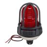 Strobe and Warning Light, Strobe Tube, 12 to 24 V, Red Lens, Pipe Mount Mount, 151xST, 1.3 to 0.6 A, 4X, 9.25 in. H