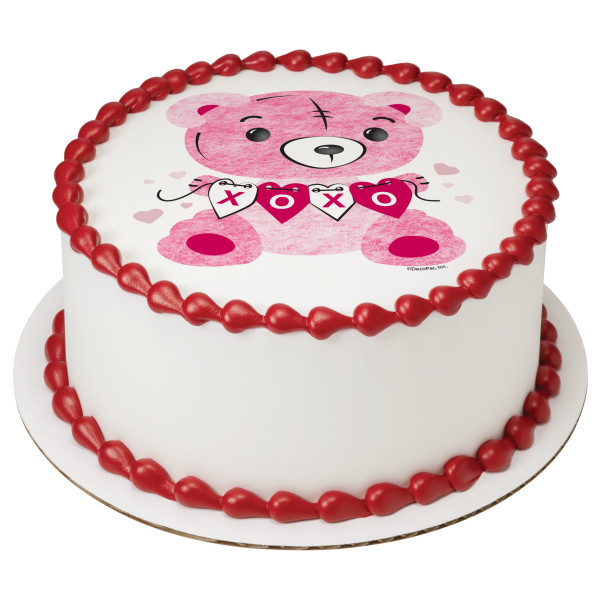 Teddy Bear XOXO PhotoCake® Edible Image®