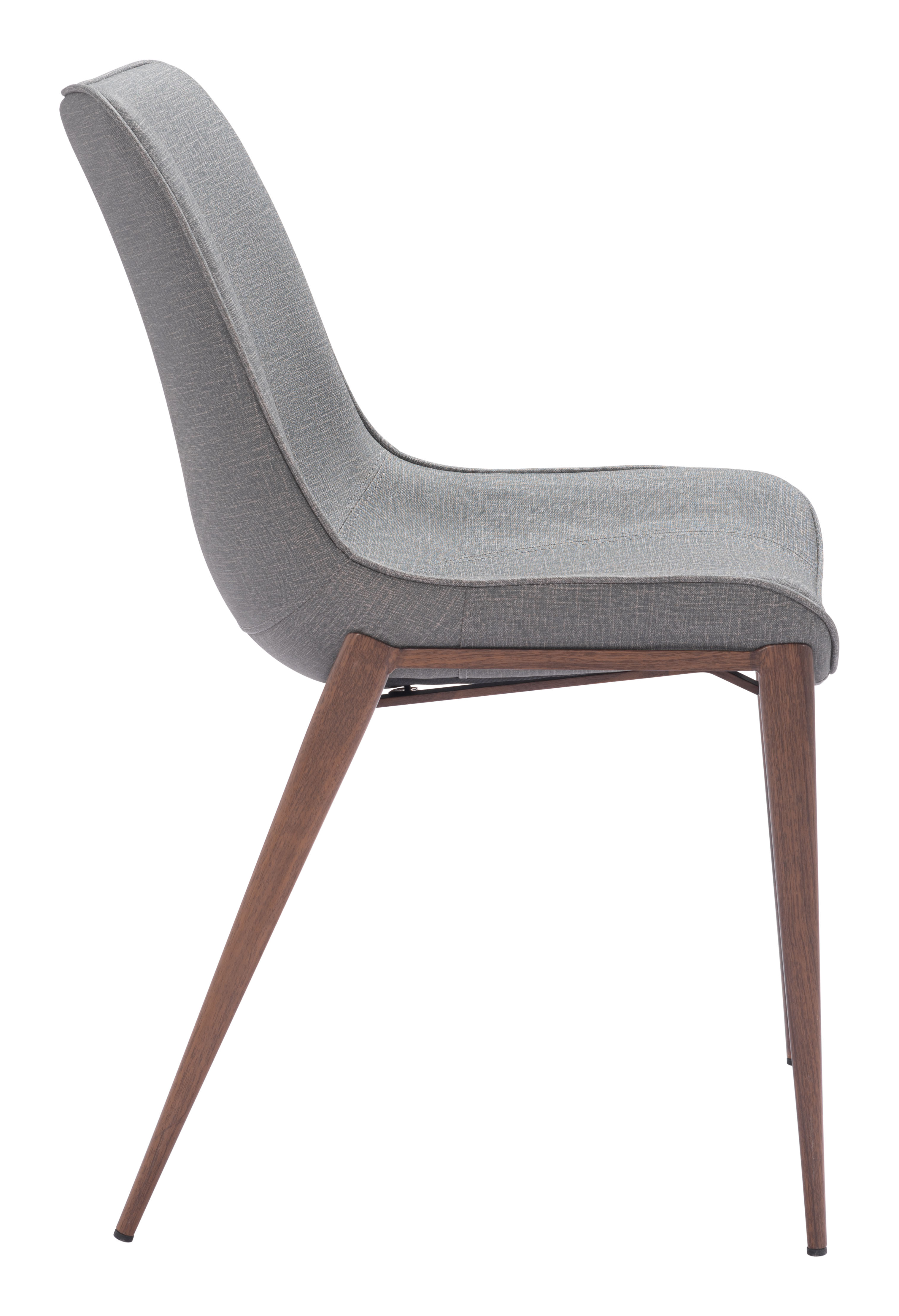 Magnus Dining Chair (Set of 2) Slate Gray & Walnut product image