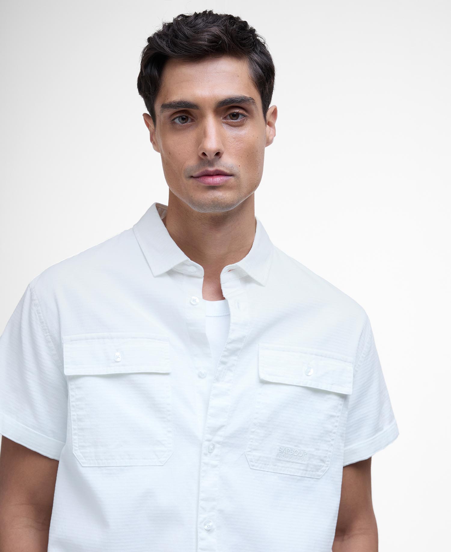 Joshua Textured Short-Sleeved Shirt image number 3