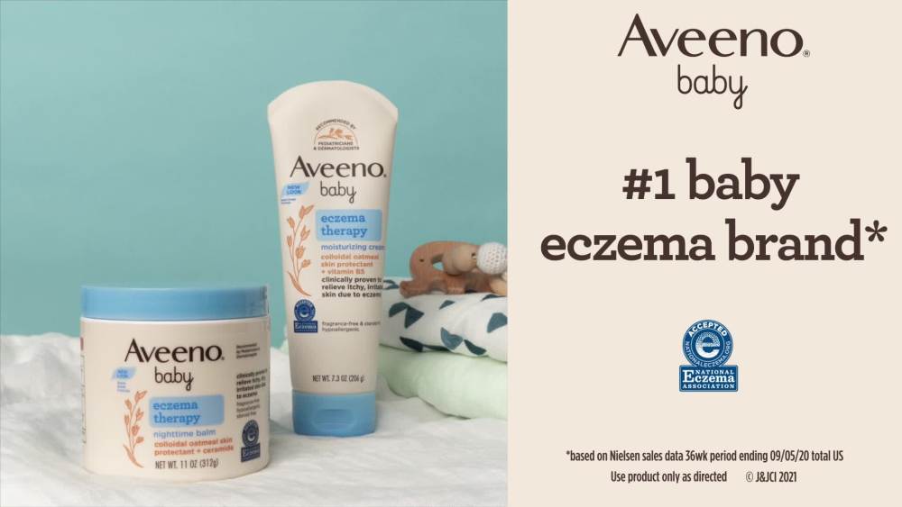 Aveeno Baby Eczema Therapy Moisturizing Cream Body Lotion with Oatmeal, 5 oz - image 2 of 9