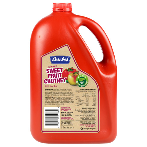  Cerebos® Sweet Fruit Chutney 4.7kg 