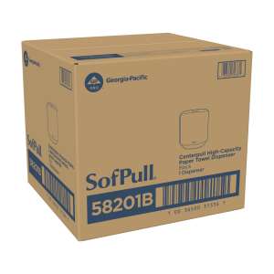 Georgia Pacific, SofPull High Capacity,  Center Pull Towel Dispenser, Black