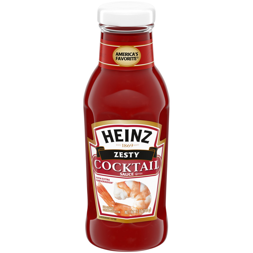  Heinz Zesty Cocktail Sauce, 12 oz Bottle 