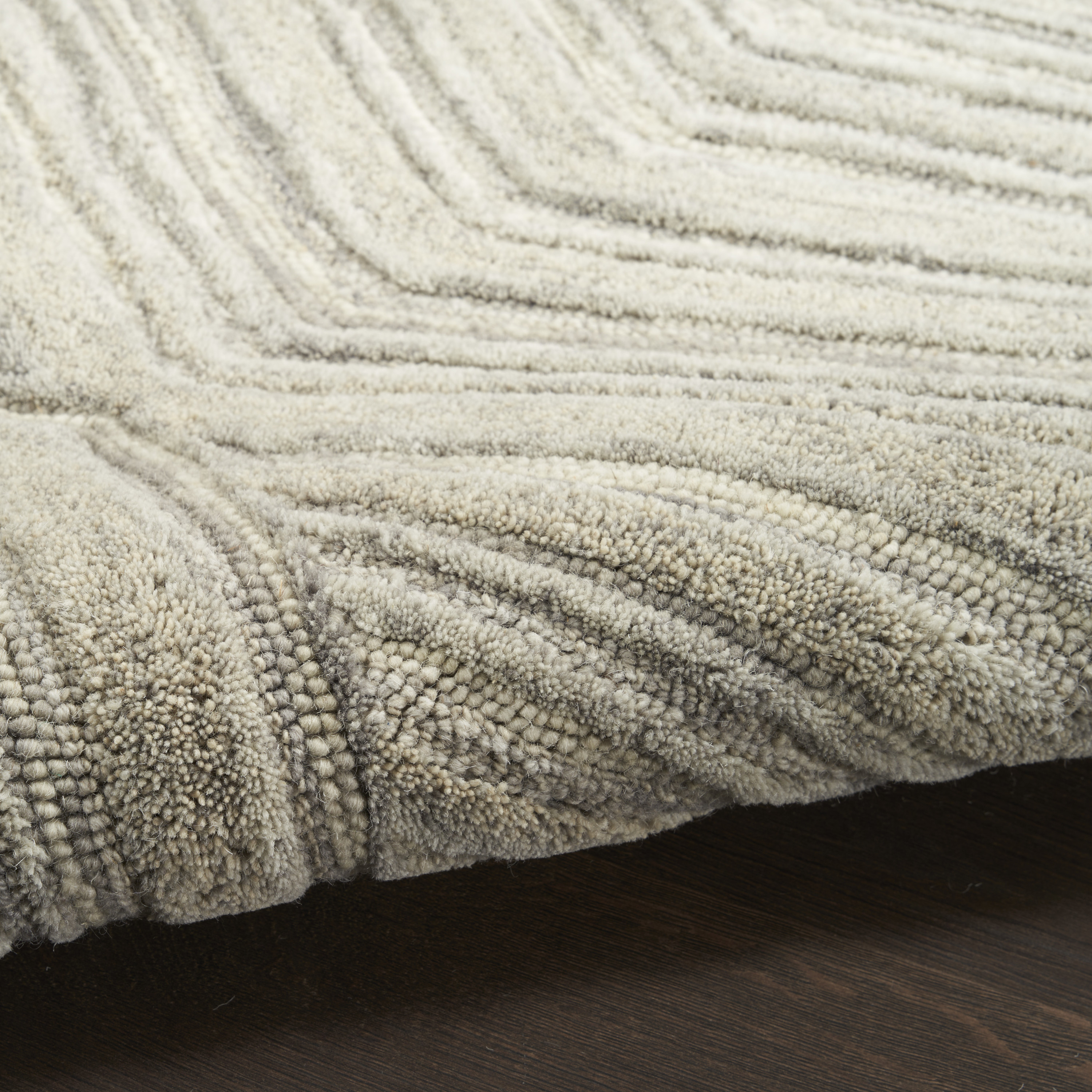 Nourison Graceful 8'6" x 11'6" Grey Modern Indoor Rug