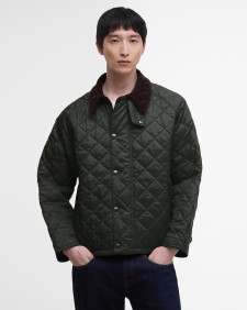 Oversized Transport Quilted Jacket Sage
