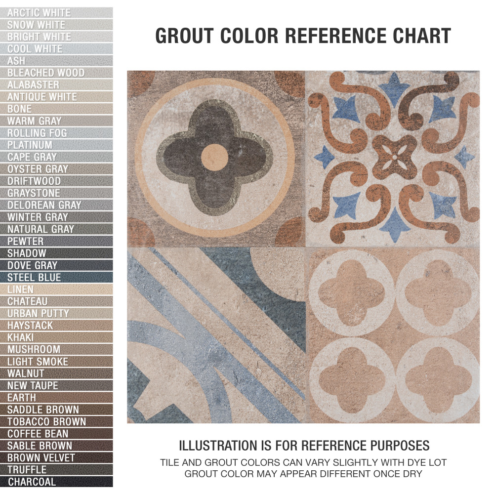 Cazorla Deco Yedra 11-7/8 in. x 11-7/8 in. Porcelain Floor and Wall Tile