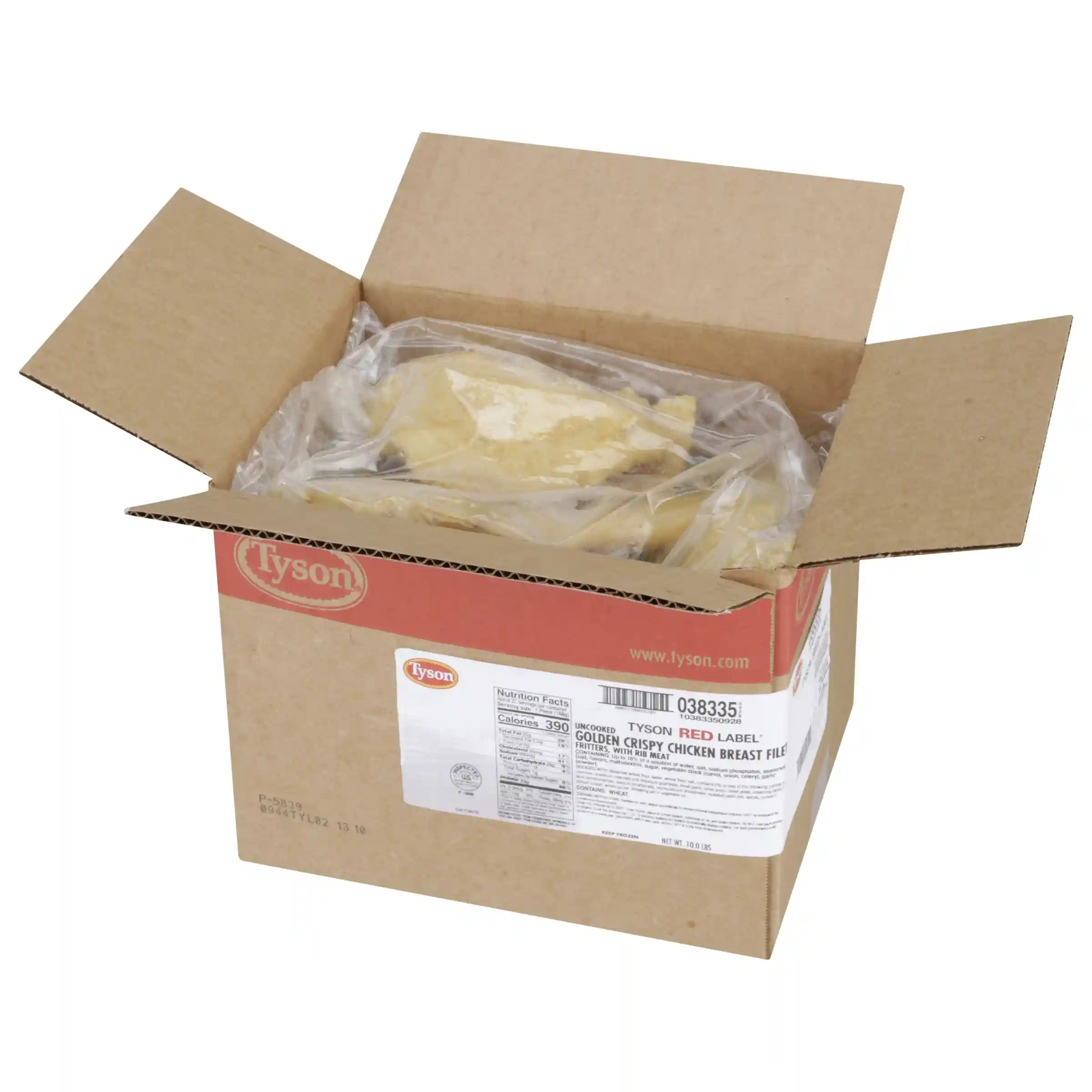 Tyson Red Label® Uncooked Breaded Golden Crispy Chicken Breast Filets, 6 oz. _image_31