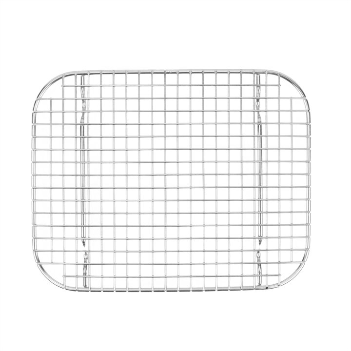 Half-size Super Pan V® stainless steel wire cooling grate