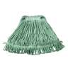 Rubbermaid Commercial, Super Stitch, Blend Looped-End Wet Mop Head with 1" Headband, 20 oz, Green