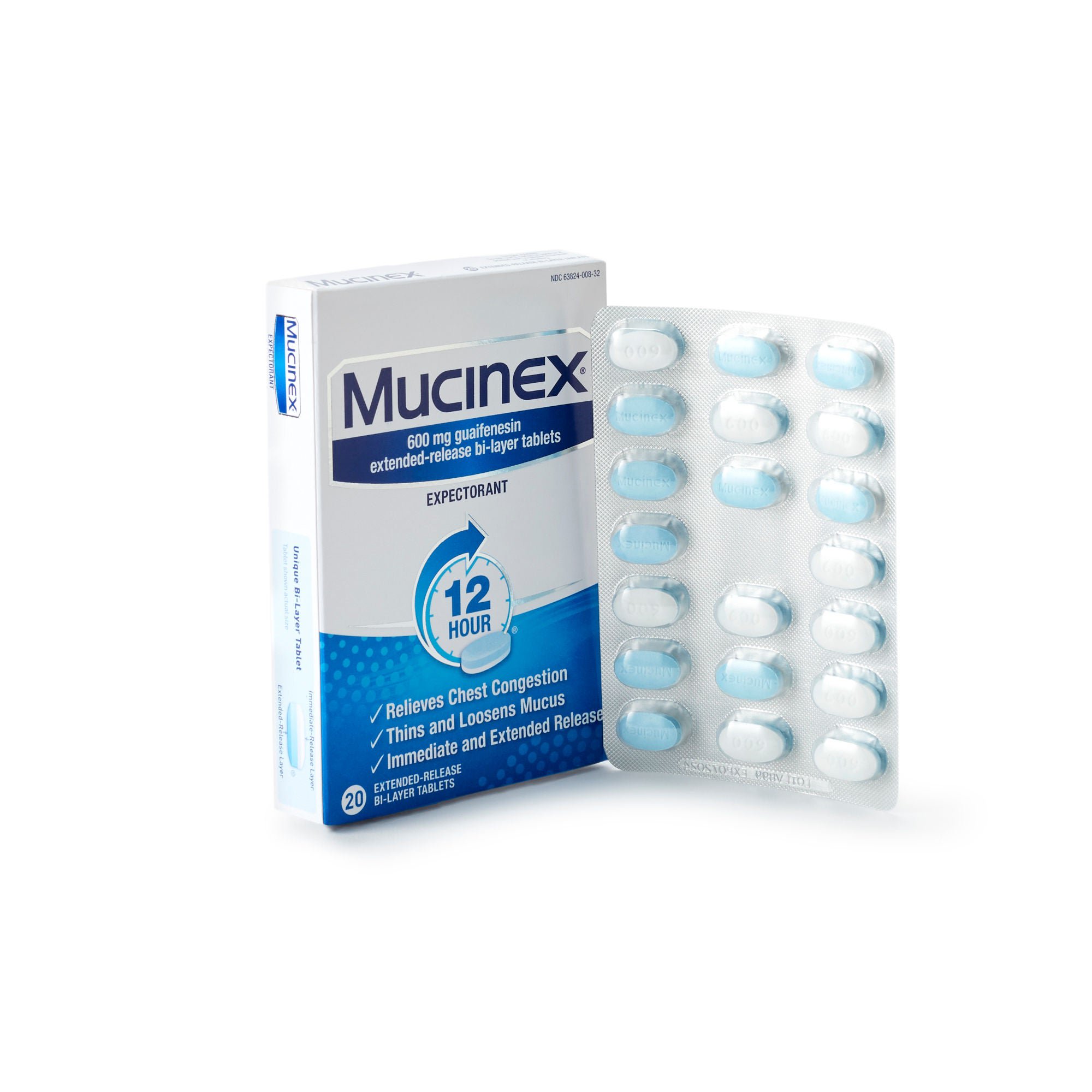 Mucinex® Guaifenesin Cold and Cough Relief