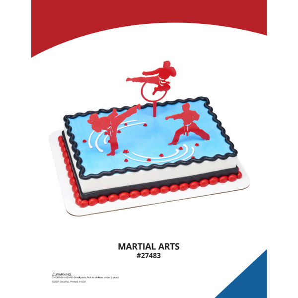 Martial Arts The Magic of Cakes® Icing Only Page