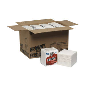 Georgia Pacific, Brawny® Professional A400, 1/4 Fold, 1 ply, 13.00"x13.00", Airlaid, General Purpose Wipers, White