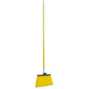 Carlisle, Sparta®, Color Coded Duo-Sweep® Flagged Angle Broom, 12in, Polypropylene, Yellow