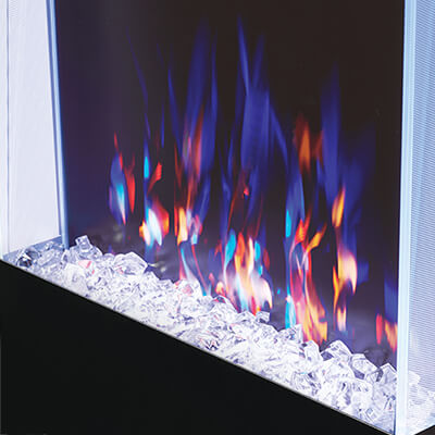 Cubes de cristaux clairs (inclus)