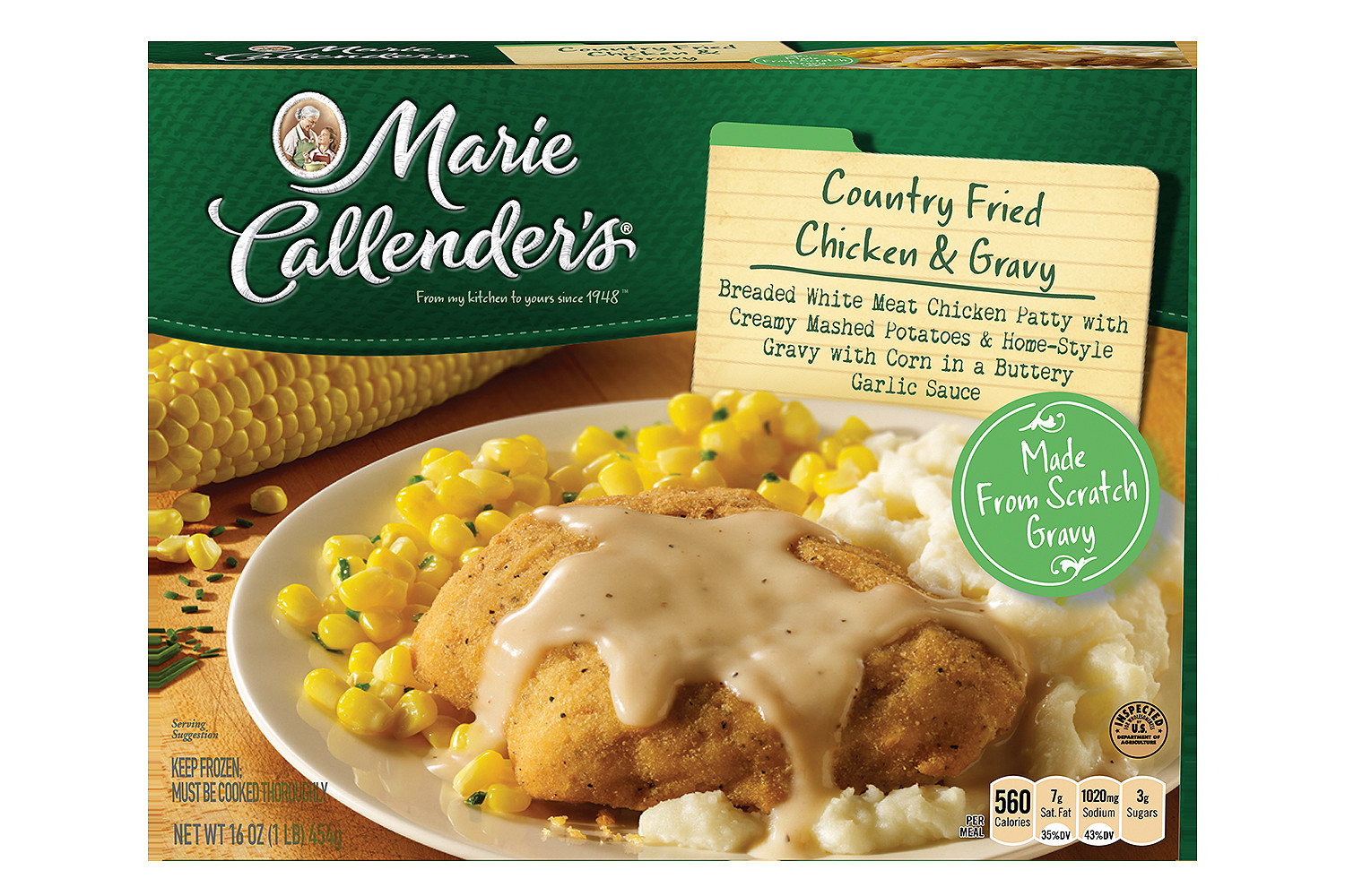MARIE CALLENDERS Country Fried Chicken And Gravy Dinners | Conagra Foodservice