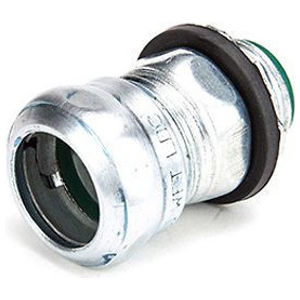 3/4 Inch Steel Raintight EMT Compression Connector With Insulated Throat