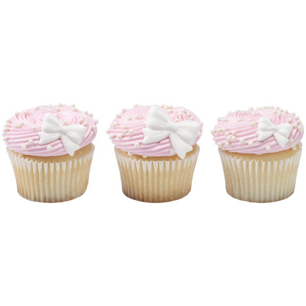 White Pearl Grande - Red 3 Free Nonpareils