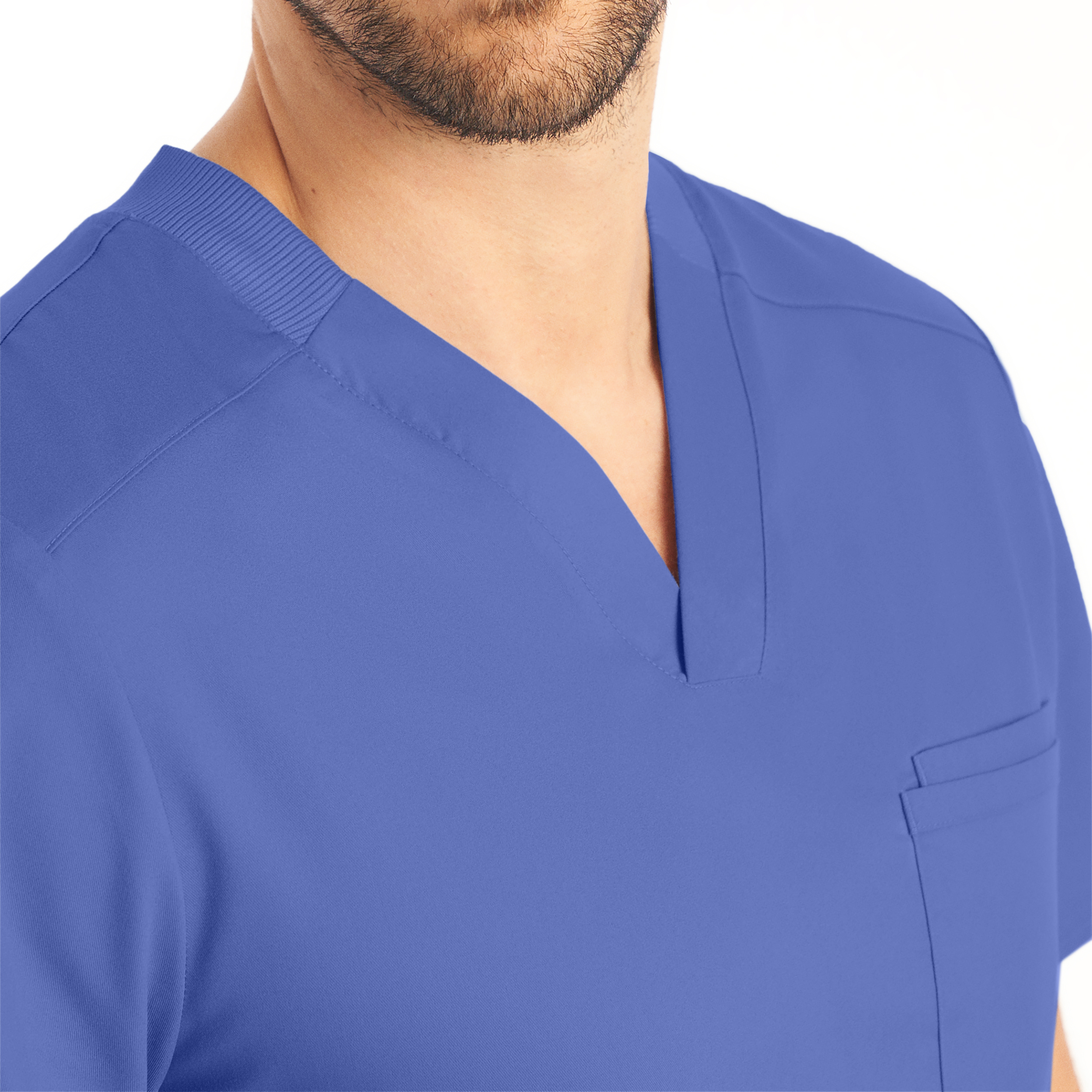 Landau ProFlex Men&#8216;s 2-Pocket V-Neck Scrub Top-Landau
