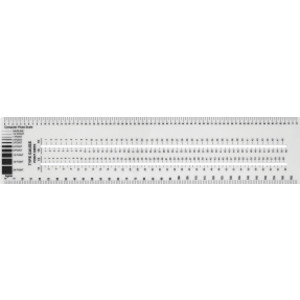 Graphic Arts Ruler, 3" x 12"