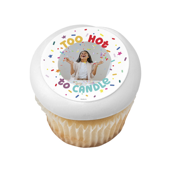 Too Hot to Candle PhotoCake® Edible Image® Frame