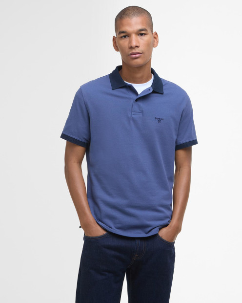 Lynmouth Tipped Polo Shirt Oceana