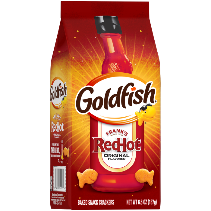 Goldfish® Franks RedHot Bag, 6.6 oz, bag - Left Angle Image
