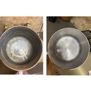 Hillyard, Trident, Power Scour Non-Scratch Scouring Pad, Bowtie, 6.75"x4.25", Black