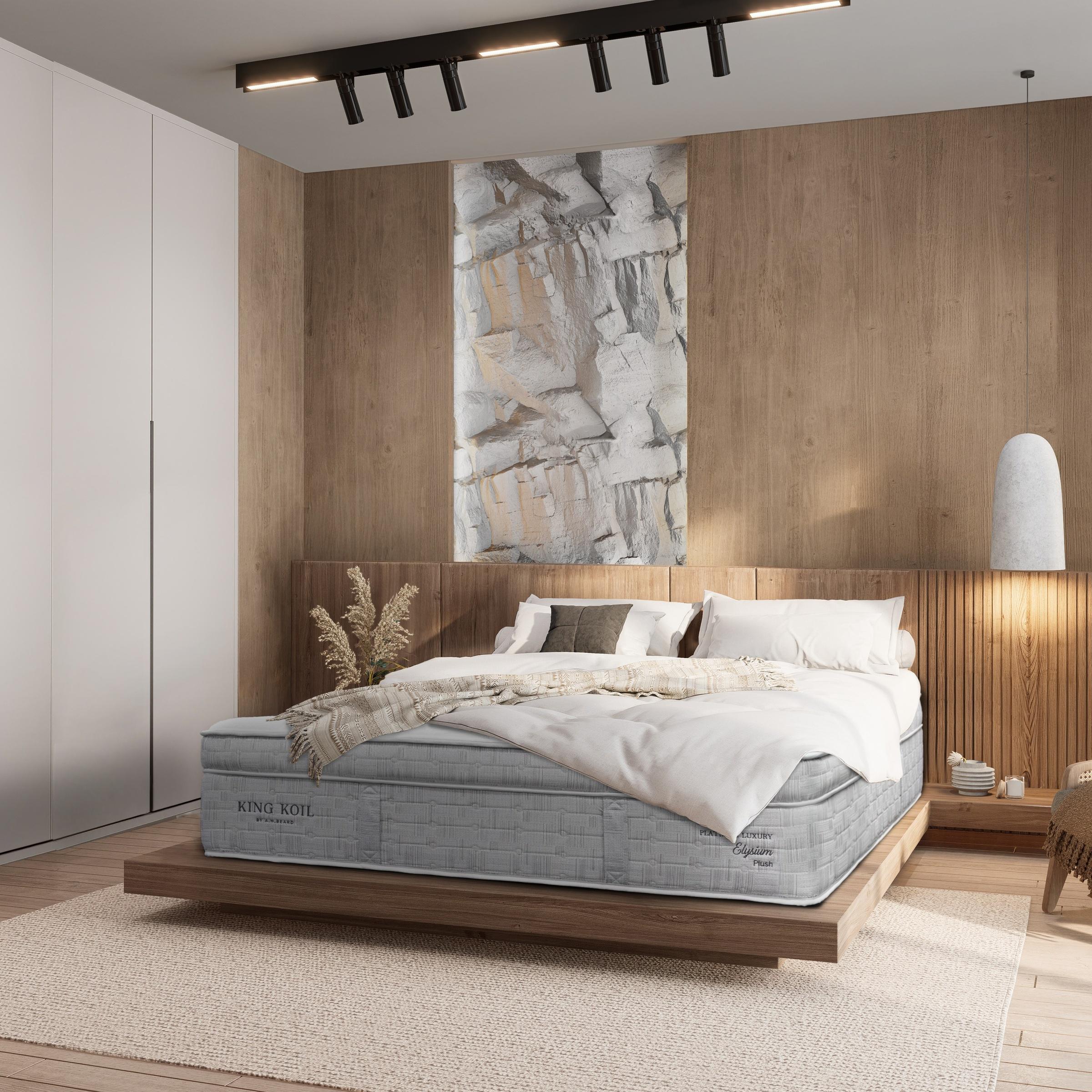 Lifestyle image of the  King Koil Platinum Luxury Elysium Mattress, Plush from Forty Winks