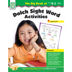 Carson Dellosa Education The Big Book of Dolch Sight Word Activities Resource Book, Grade K-3, Paperback KE-804105