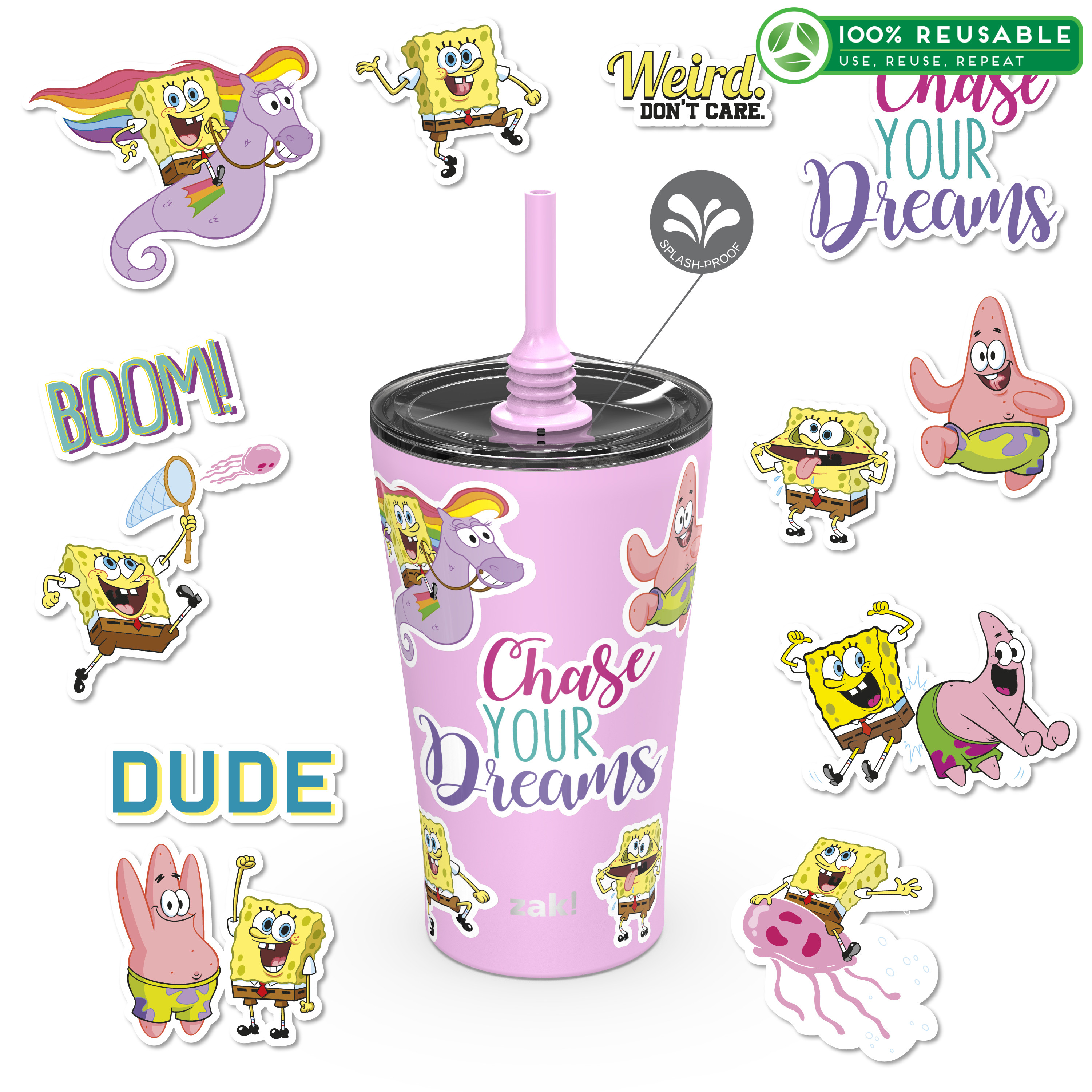 Nickelodeon 20 ounce Insulated Tumbler, SpongeBob SquarePants image