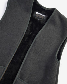 Gilet/fodera in pile caldo con cerniera 