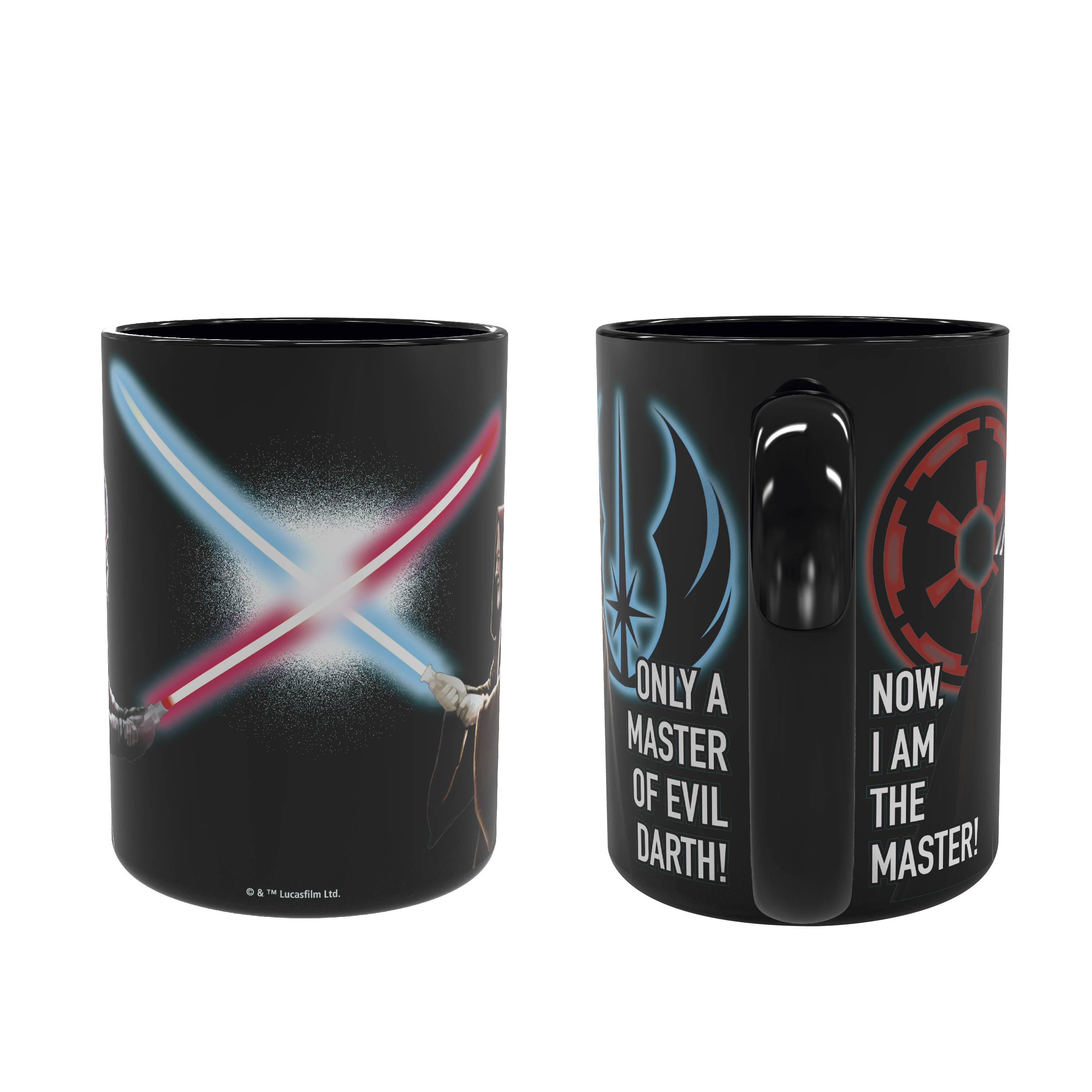 Star Wars 15 ounce Coffee Mug and Spoon, Darth Vader & Obi-Wan Kenobi slideshow image 8 Star Wars 15 ounce Coffee Mug and Spoon, Darth Vader & Obi-Wan Kenobi slideshow image 8