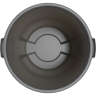 Carlisle, Bronco, 32 gal, Resin, Gray, Round, Receptacle