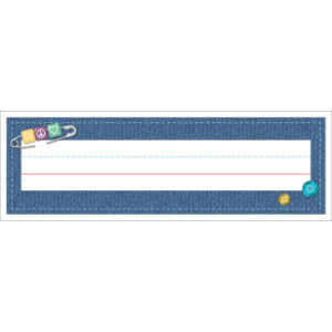 Crafty and Cool Name Plates, Pack of 36